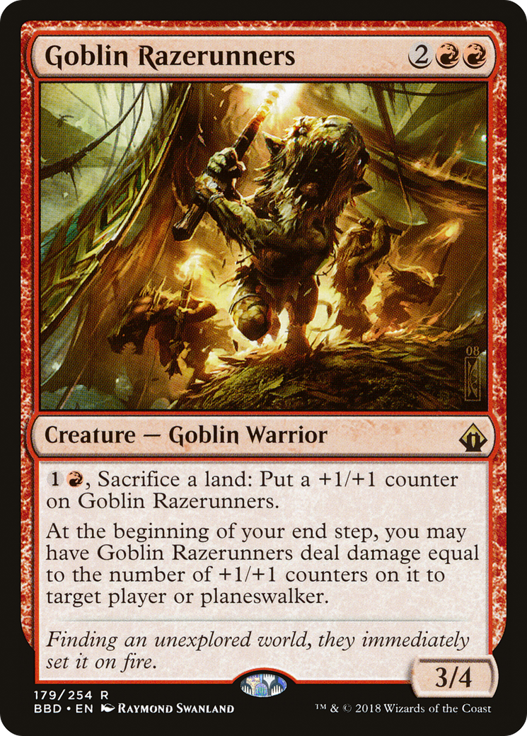 Goblin Razerunners (179) Foil - Battlebond