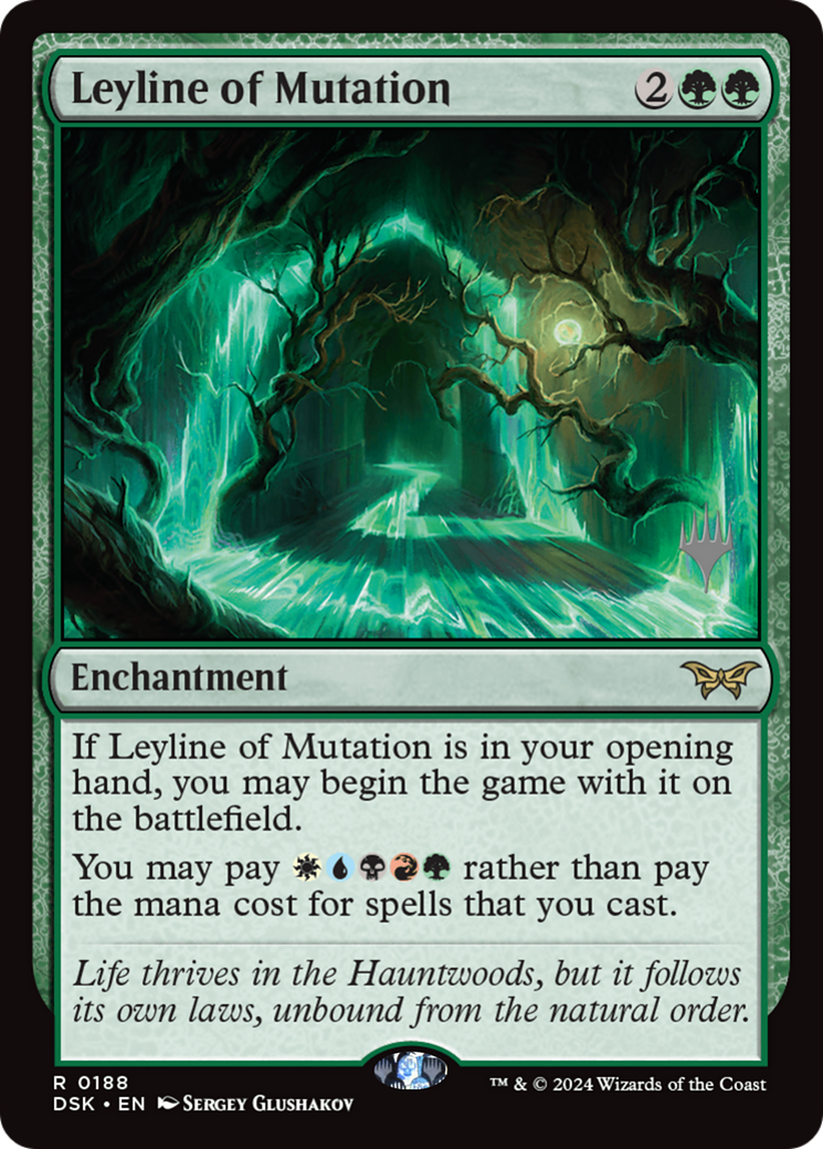 Leyline of Mutation (188) Foil - Duskmourn: House of Horror Promos