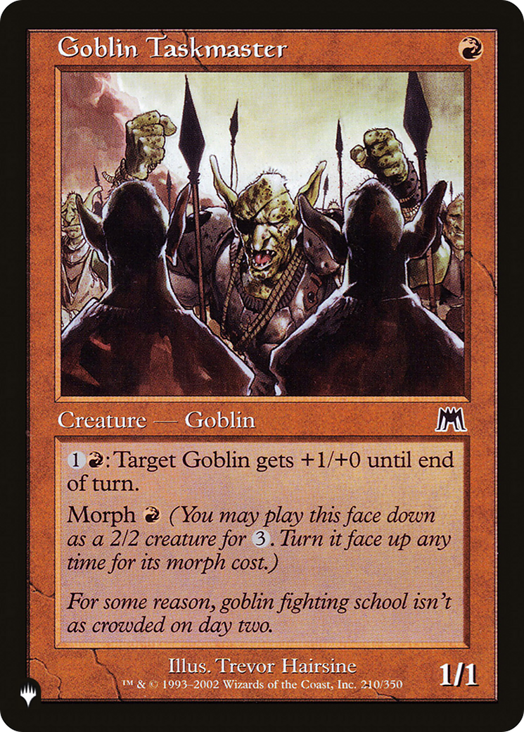 Goblin Taskmaster (Retro) (ONS-210) - The List
