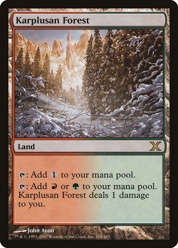 Karplusan Forest (354) - Tenth Edition