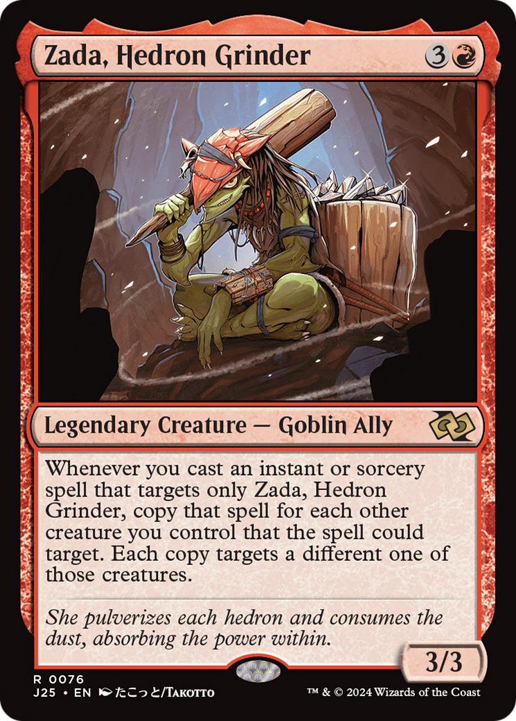 Zada, Hedron Grinder (Anime) (076) - Foundations Jumpstart