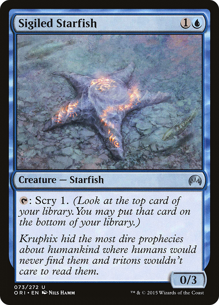 Sigiled Starfish (073) Foil - Magic Origins