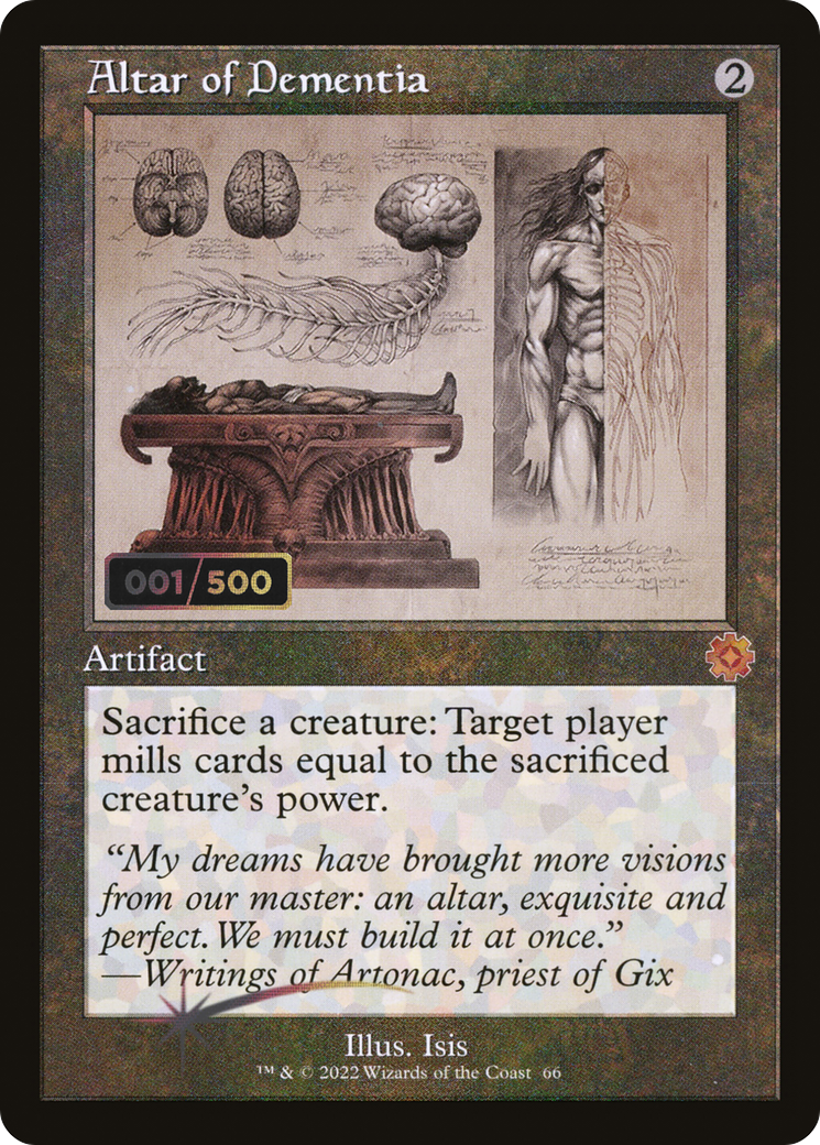 Altar of Dementia (Retro) (66z) Foil - The Brothers' War Retro Artifacts