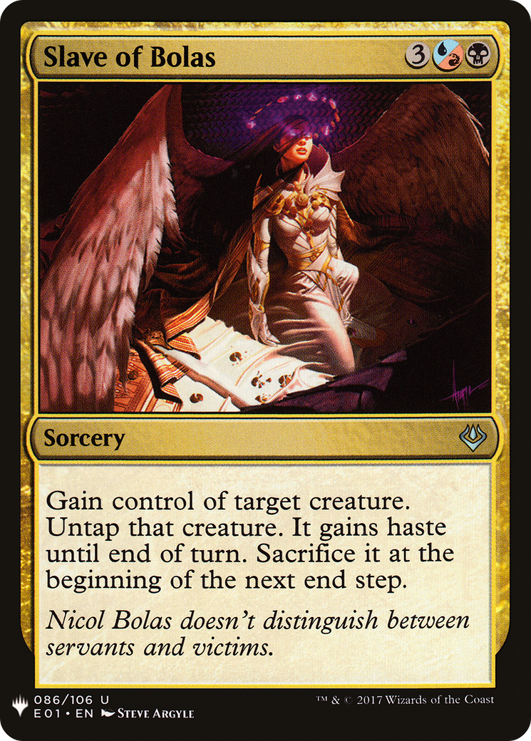 Slave of Bolas (E01-86) - The List