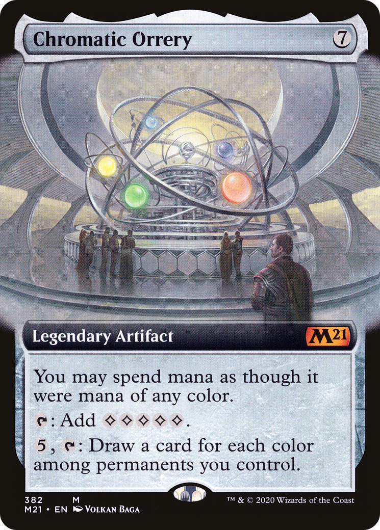 Chromatic Orrery (Extended Art) (382) Foil - Core Set 2021