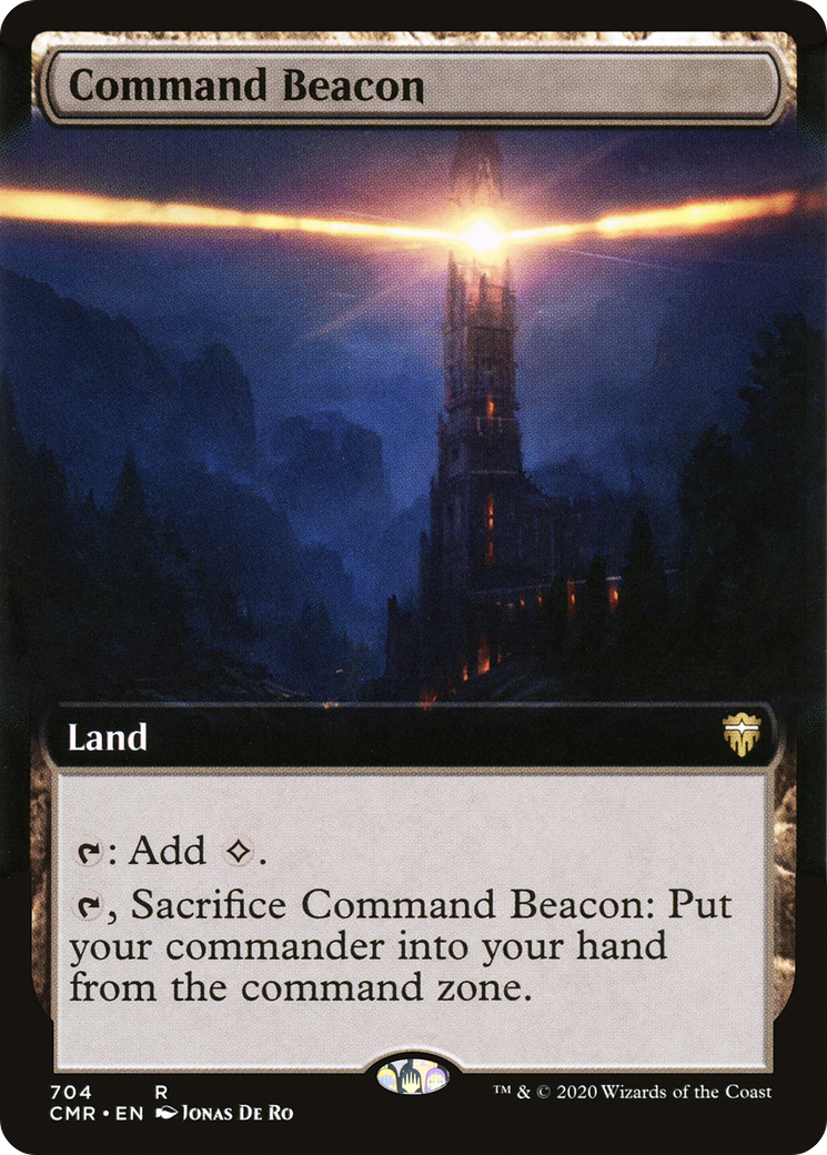Command Beacon (Extended Art) (704) - Commander Legends