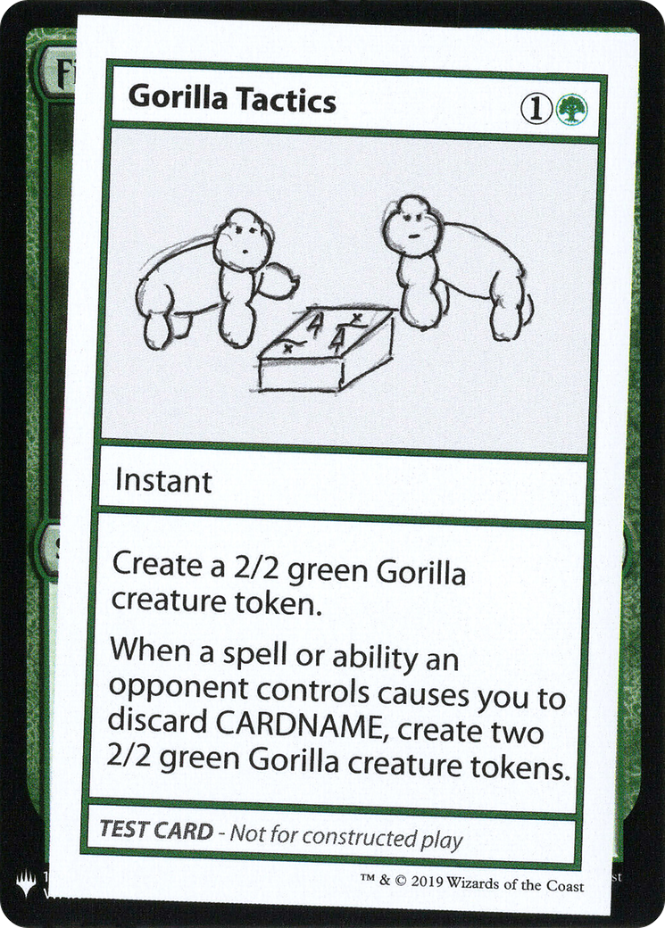 Gorilla Tactics (076) - Mystery Booster Playtest Cards 2019