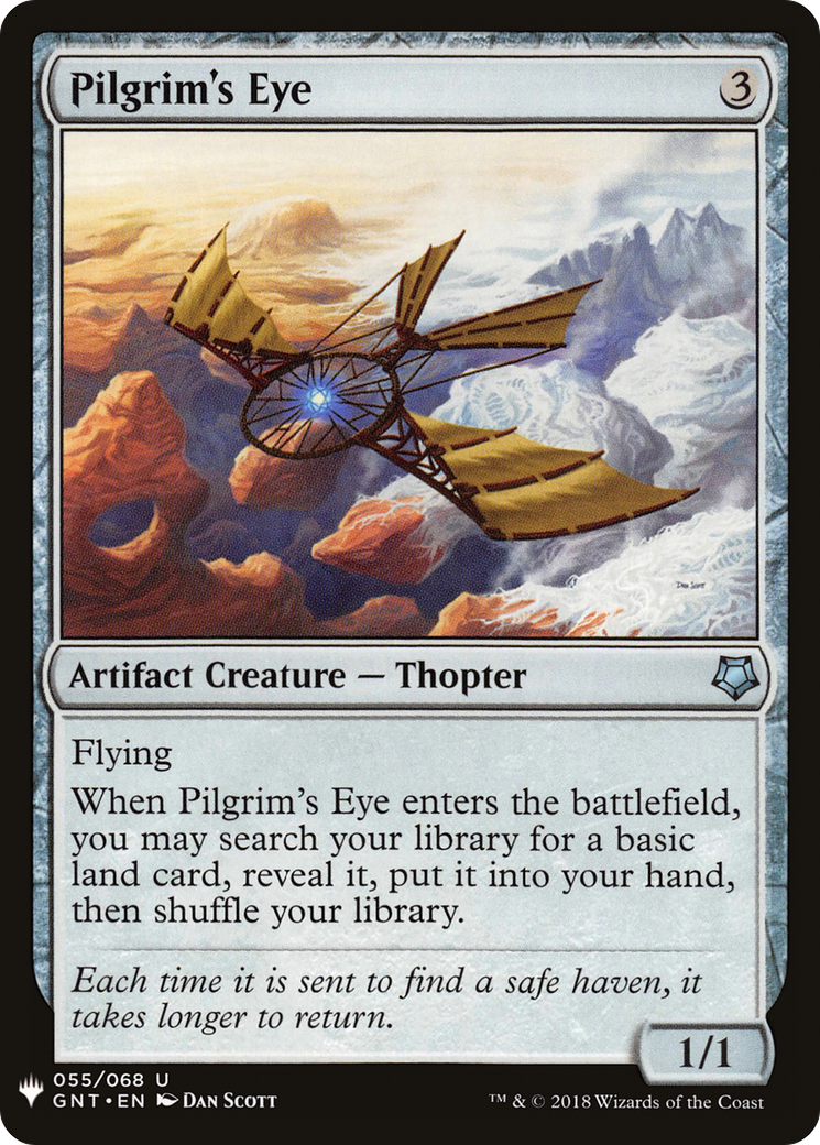Pilgrim's Eye (GNT-55) - The List