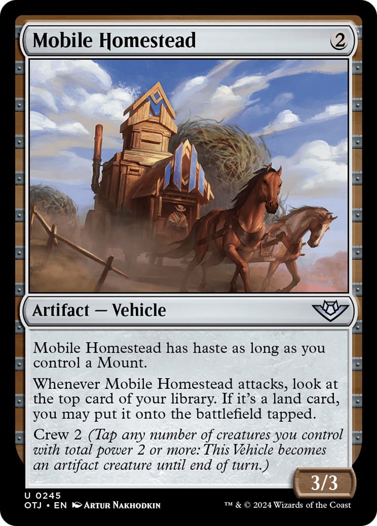 Mobile Homestead (245) Foil - Outlaws of Thunder Junction