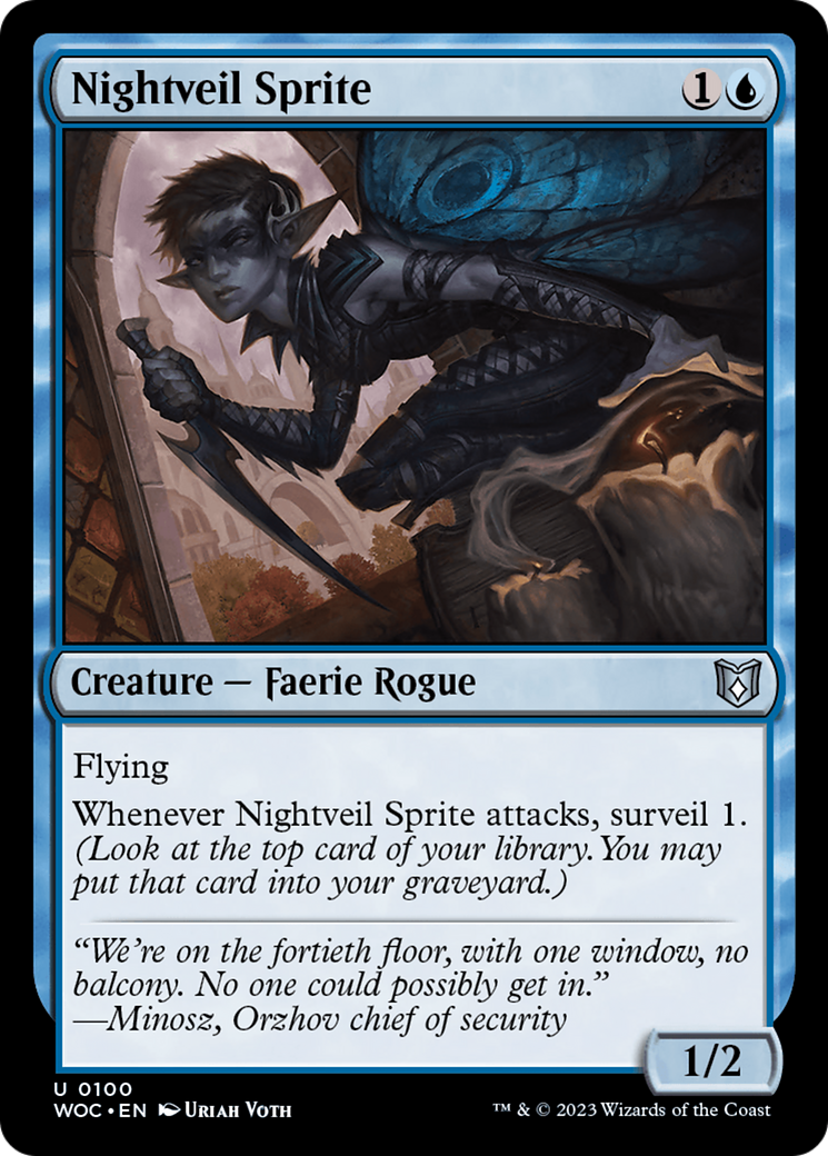 Nightveil Sprite (100) - Wilds of Eldraine Commander