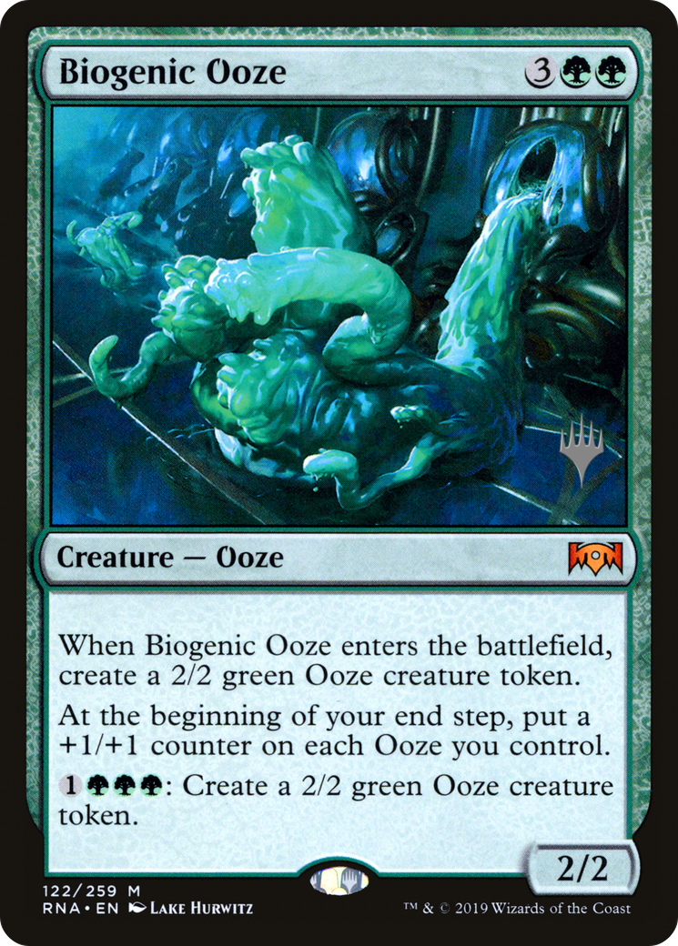 Biogenic Ooze (122p) - Ravnica Allegiance Promos