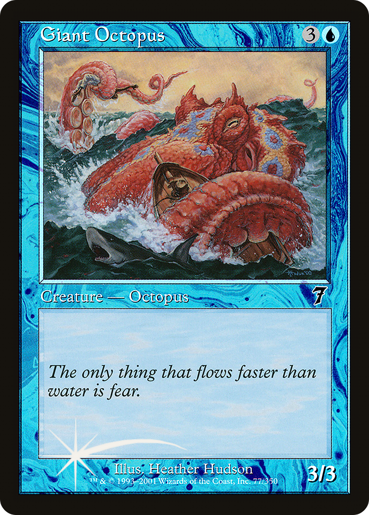 Giant Octopus (077) - Seventh Edition