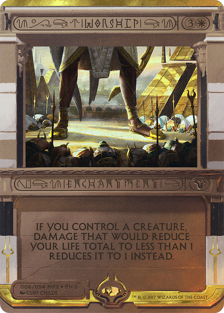 Worship (006) Foil - Amonkhet Invocations