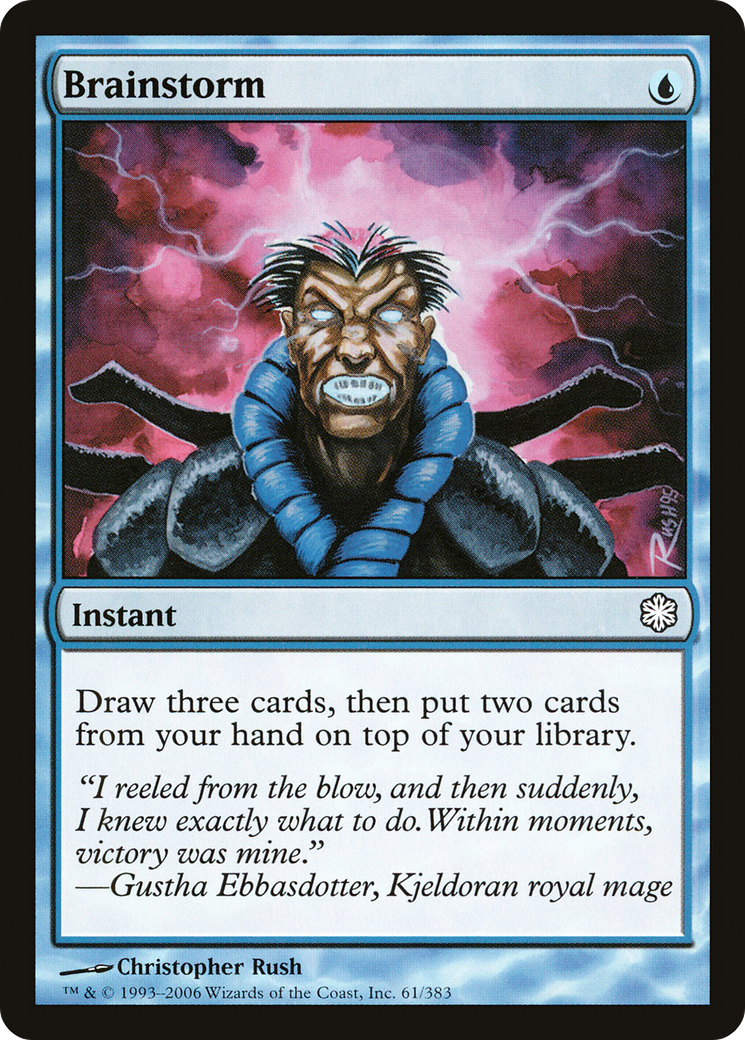 Brainstorm (061) - Coldsnap Theme Decks