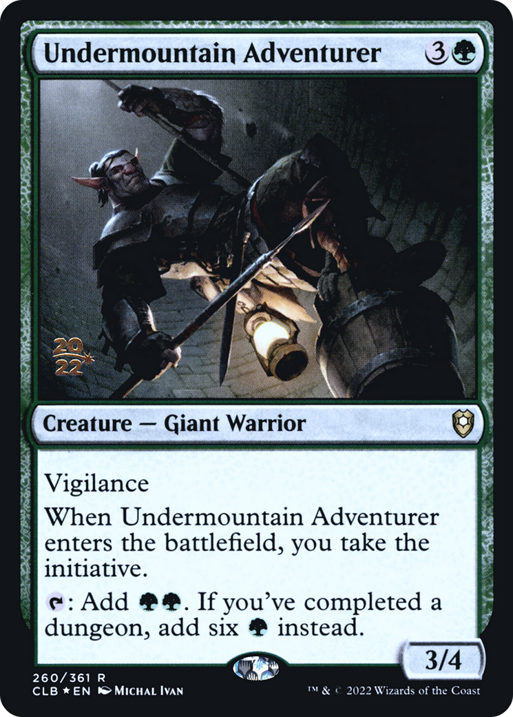 Undermountain Adventurer (260) Foil - Battle for Baldur's Gate Promos