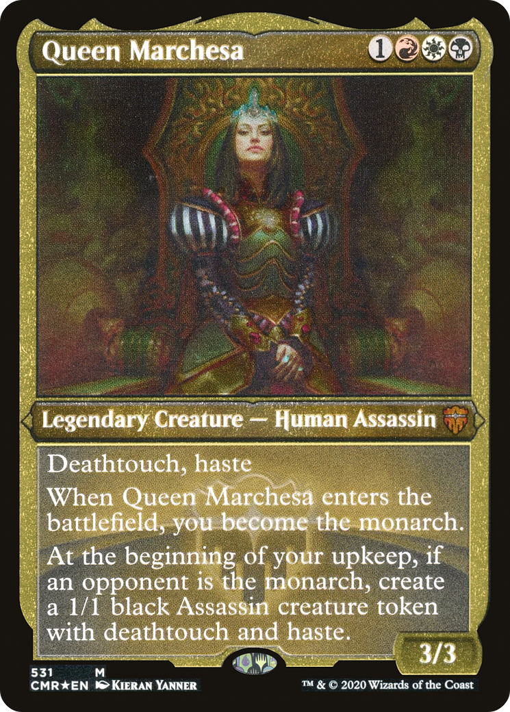 Queen Marchesa (531) Etched - Commander Legends