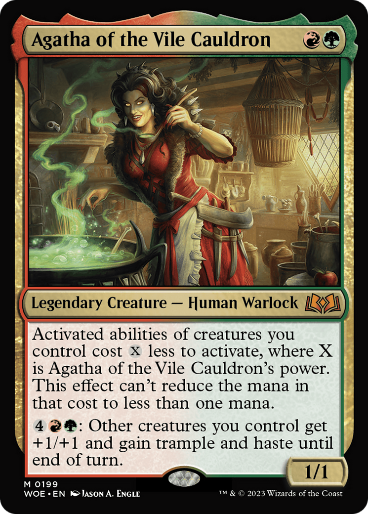 Agatha of the Vile Cauldron (199) Foil - Wilds of Eldraine