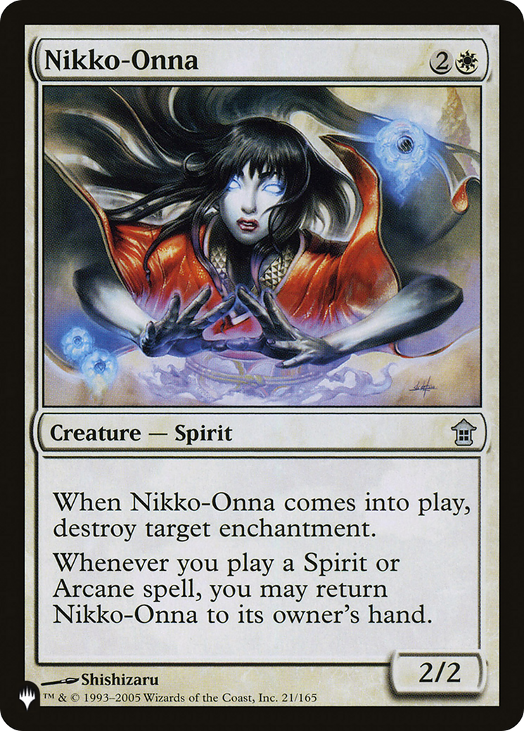 Nikko-Onna (SOK-21) - The List