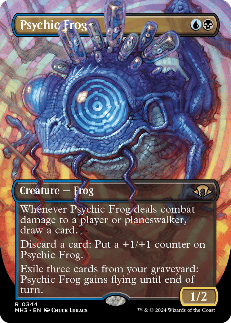 Psychic Frog (Borderless) (344) - Modern Horizons 3