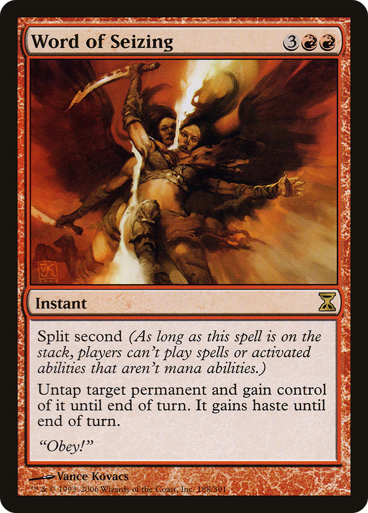 Word of Seizing (188) Foil - Time Spiral