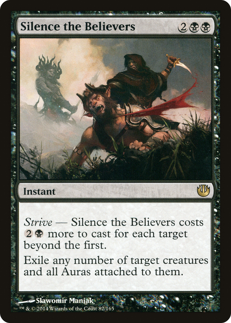Silence the Believers (082) Foil - Journey into Nyx