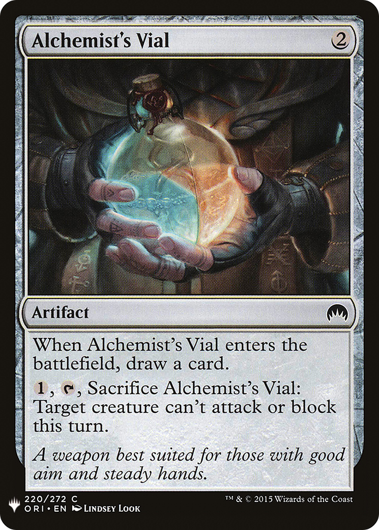 Alchemist's Vial (ORI-220) - The List