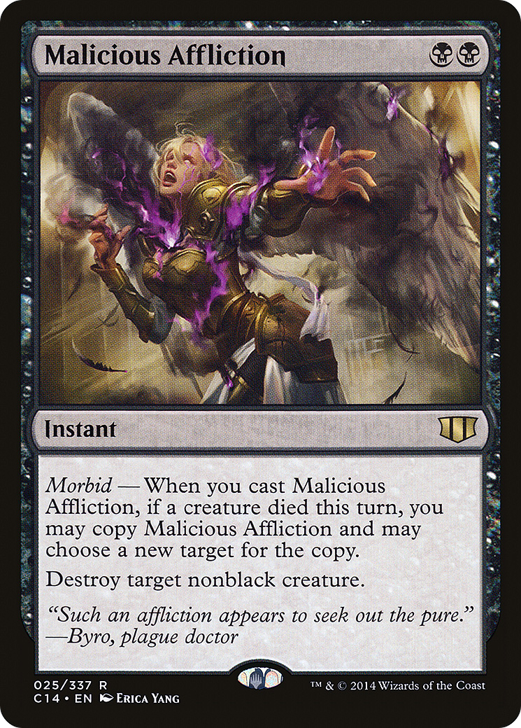 Malicious Affliction (025) - Commander 2014