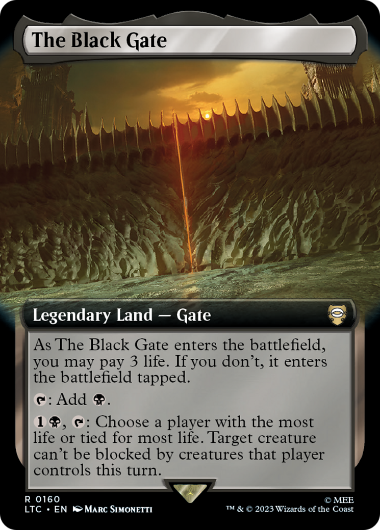 The Black Gate (Extended Art) (160) - Tales of Middle-earth Commander
