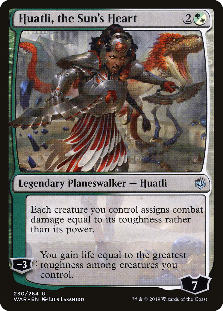 Huatli, the Sun's Heart (230) - War of the Spark
