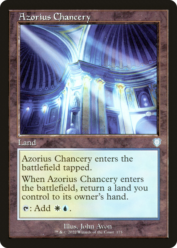 Azorius Chancery (Retro) (175) - The Brothers' War Commander