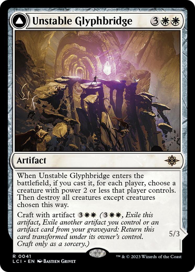 Unstable Glyphbridge (041) - The Lost Caverns of Ixalan