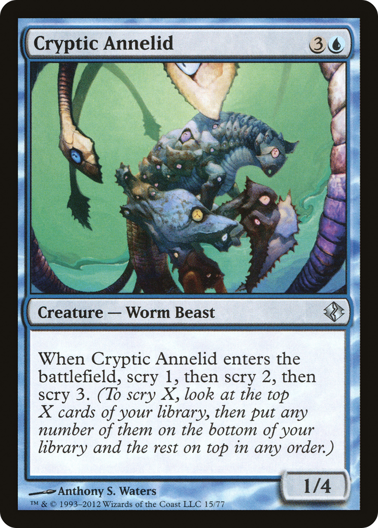 Cryptic Annelid (015) - Duel Decks: Venser vs. Koth