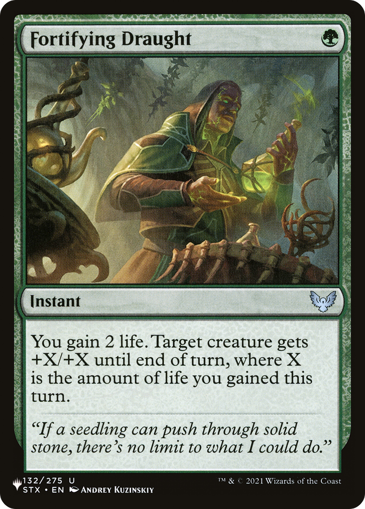 Fortifying Draught (STX-132) - The List