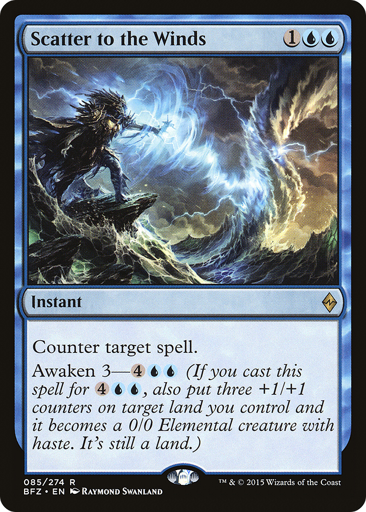 Scatter to the Winds (085) - Battle for Zendikar