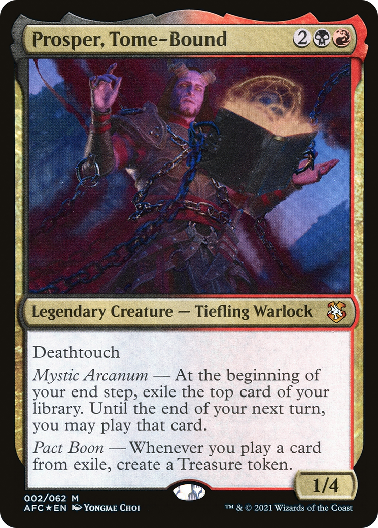 Prosper, Tome-Bound (002) Foil - Forgotten Realms Commander