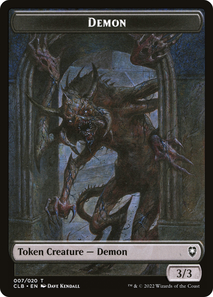 Demon Token (007) - Battle for Baldur's Gate Tokens