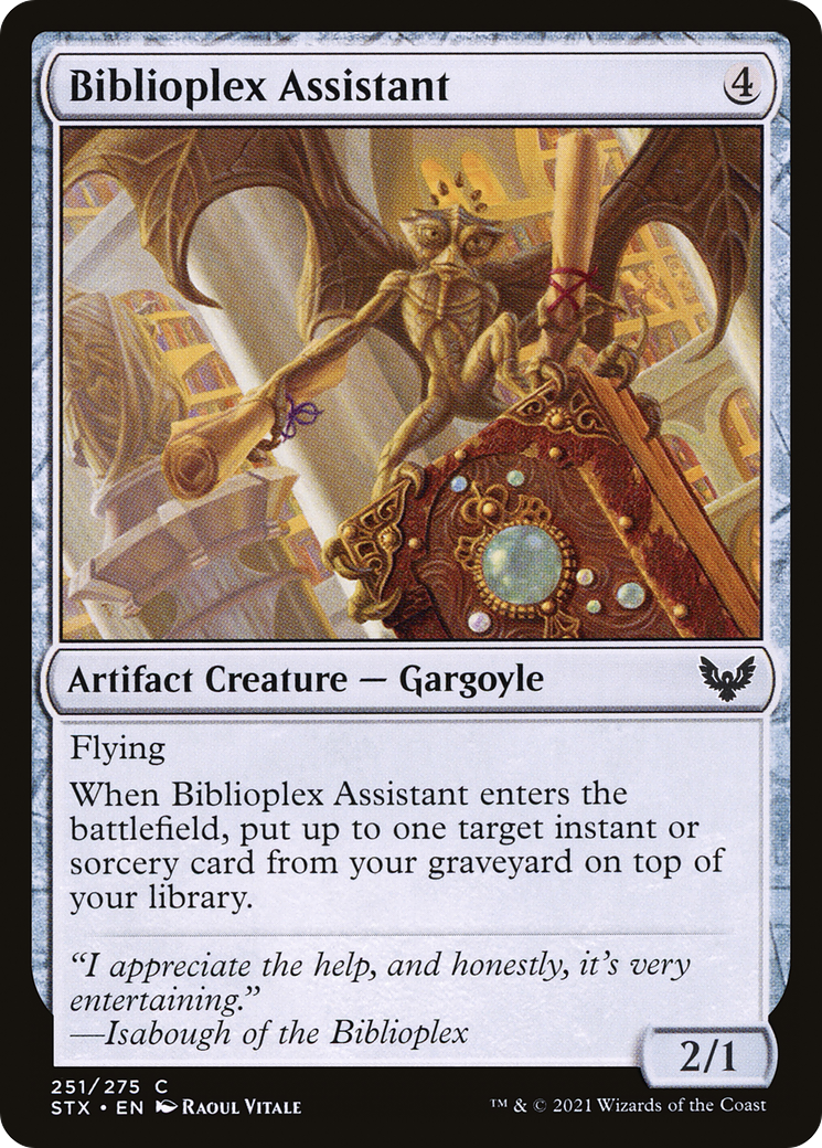 Biblioplex Assistant (251) Foil - Strixhaven: School of Mages