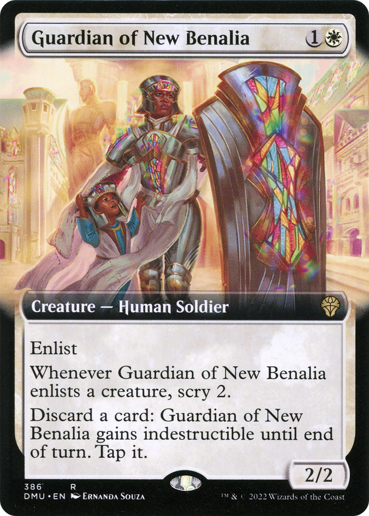 Guardian of New Benalia (Extended Art) (386) - Dominaria United