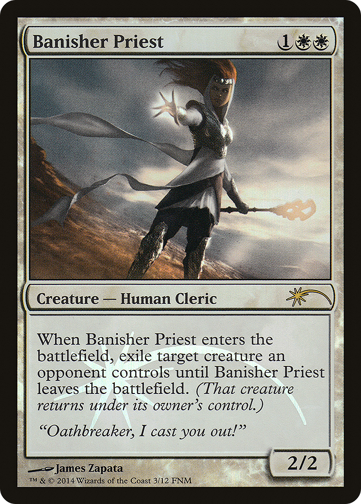 Banisher Priest (003) Foil - Friday Night Magic 2014