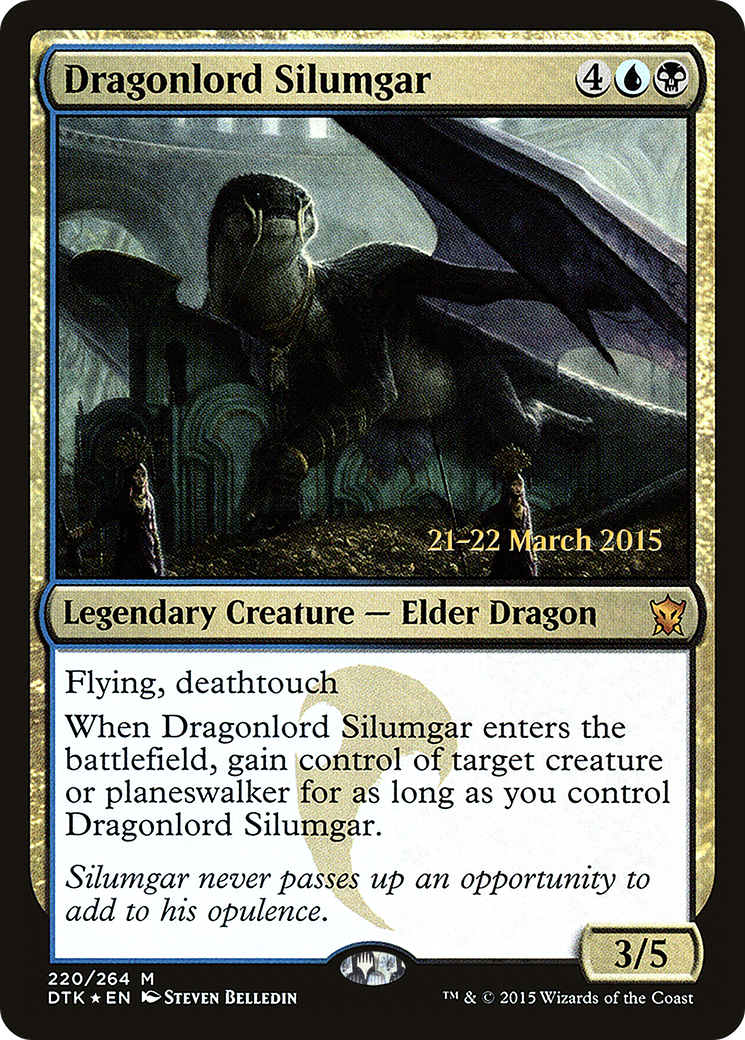 Dragonlord Silumgar (220s) Foil - Dragons of Tarkir Promos