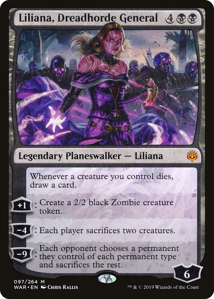 Liliana, Dreadhorde General (097) Foil - War of the Spark