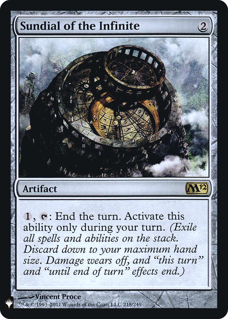 Sundial of the Infinite (218) Foil - The List