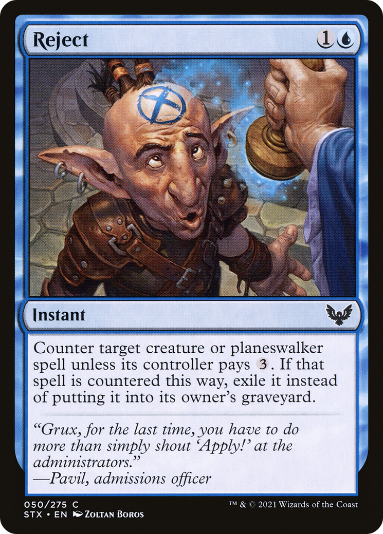 Reject (050) - Strixhaven: School of Mages