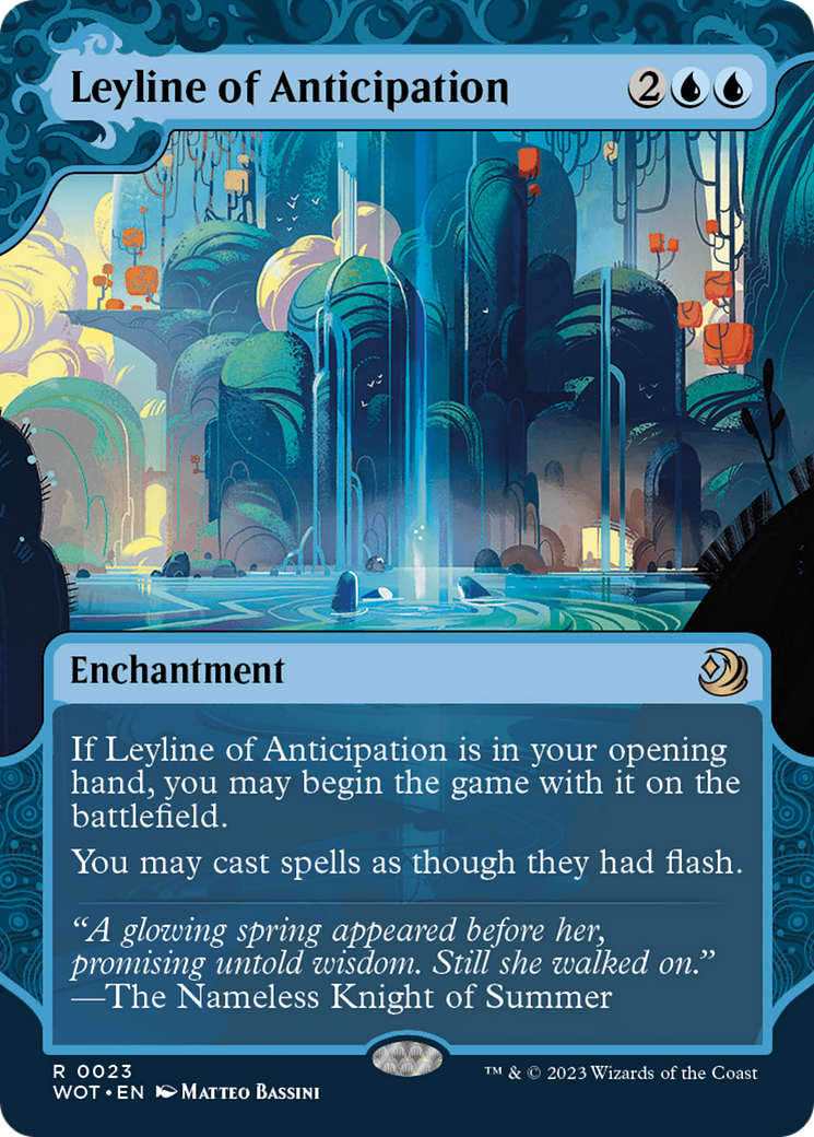 Leyline of Anticipation (Showcase) (023) Foil - Wilds of Eldraine: Enchanting Tales