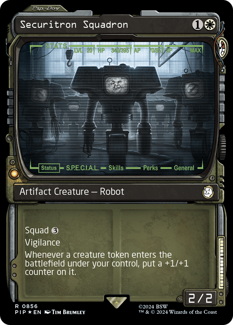 Securitron Squadron (Showcase) (856) Surge Foil - Fallout