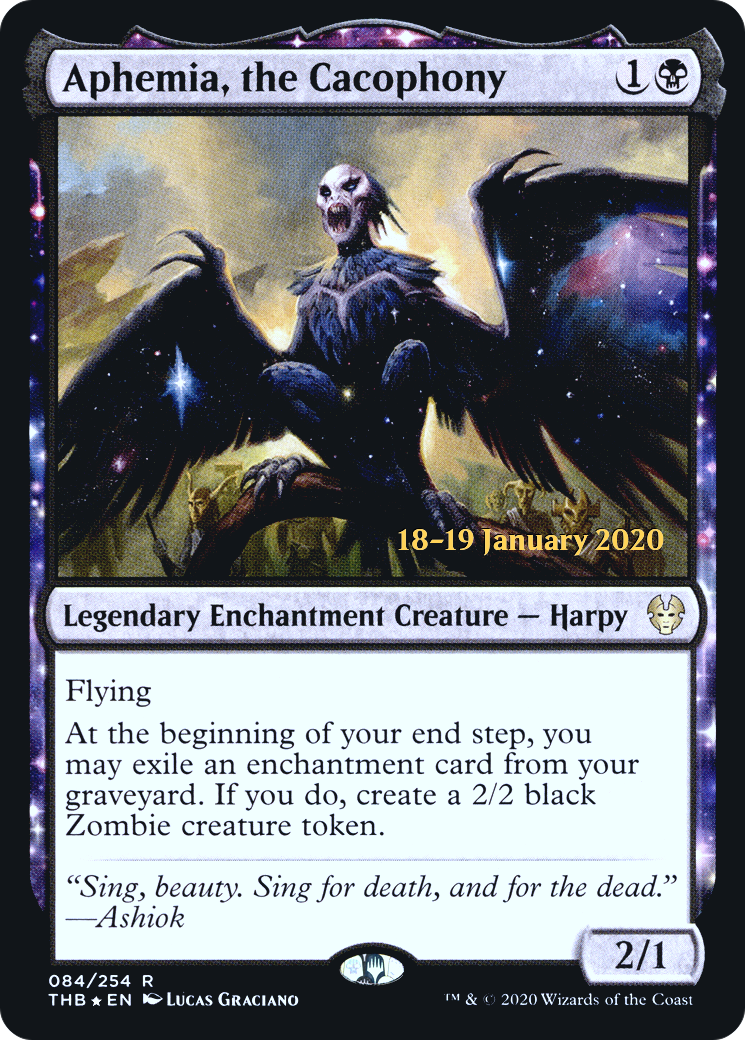 Aphemia, the Cacophony (84s) Foil - Theros Beyond Death Promos