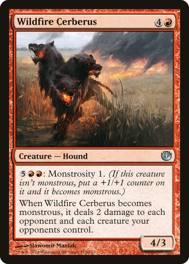 Wildfire Cerberus (116) Foil - Journey into Nyx