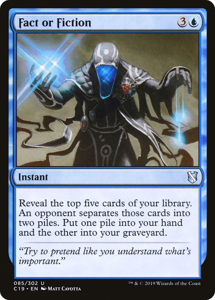Fact or Fiction (085) - Commander 2019