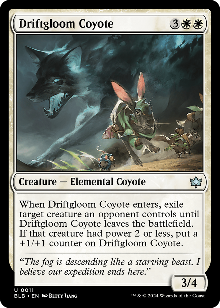 Driftgloom Coyote (011) - Bloomburrow