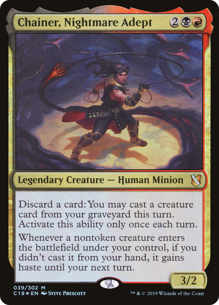 Chainer, Nightmare Adept (039) Foil - Commander 2019